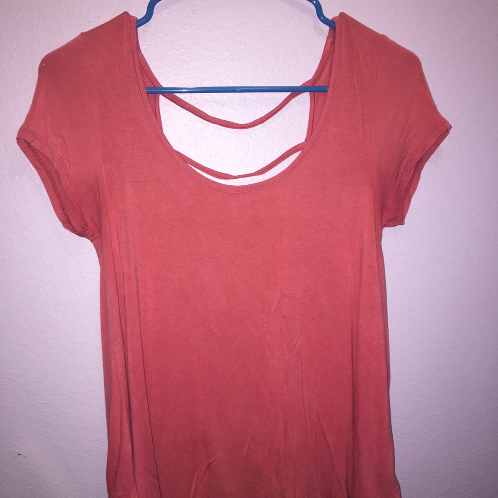 Coral Short Sleeve Top